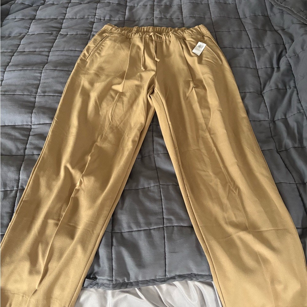 Old Navy Women’s Khaki Drawstring Chinos - Light Tan